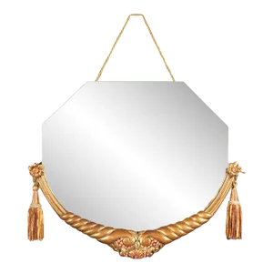 1920's Art Deco Carved Mirror Attr. To Maurice Jallot, France