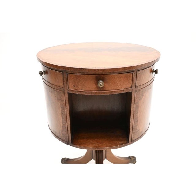 Antique Regency Revolving Drum Table, 1930s For Sale - Image 9 of 10