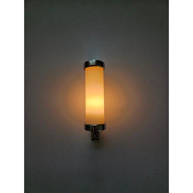 Bauhaus Art Deco Functionalism Chrome Wall Lamp, 1930s For Sale - Image 14 of 18