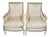 Louis XVI Style Bergeres, a Pair For Sale