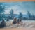 19th Century American Pastel Moonlit Nocturne Pastural Landscape With Haystacks For Sale - Image 11 of 16