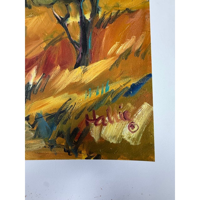 21st Century, Untitled (Pastoral Landscape), Giclee on Fine Art Watercolor Paper, Artist Hallie Walker Reproduction Print For Sale In Jacksonville, FL - Image 6 of 12