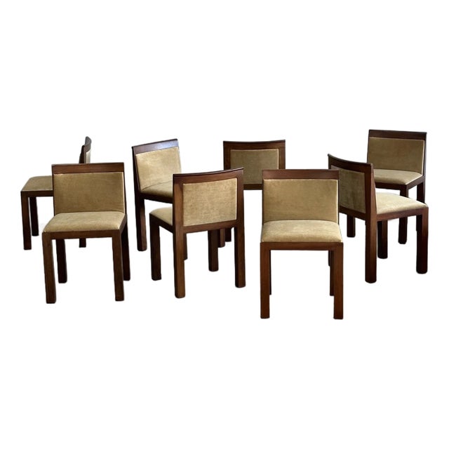1970s Teatro Dining Chairs Attributed to Aldo Rossi- Set of 8 For Sale