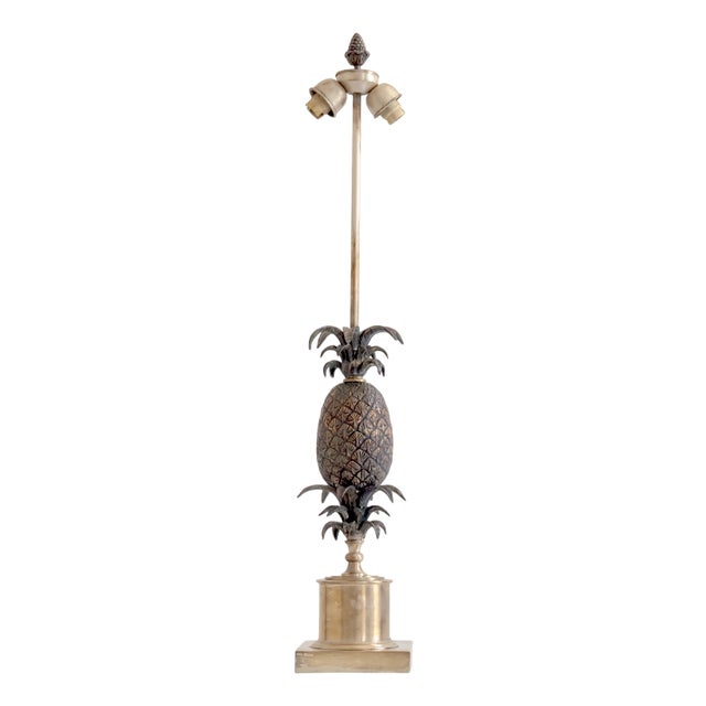 Pineapple Table Lamp in the style of Maison Charles, 20th Century For Sale