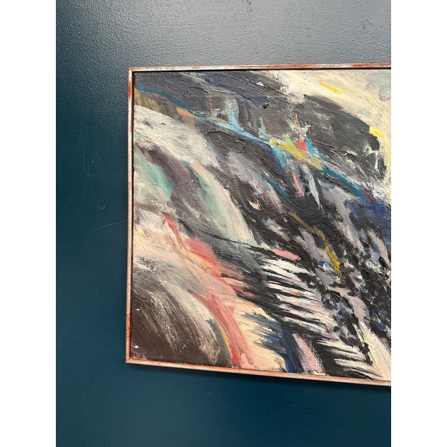 Chennet Juhlin, Abstract Landscape, 1950s, Oil on Canvas, Framed For Sale - Image 18 of 18