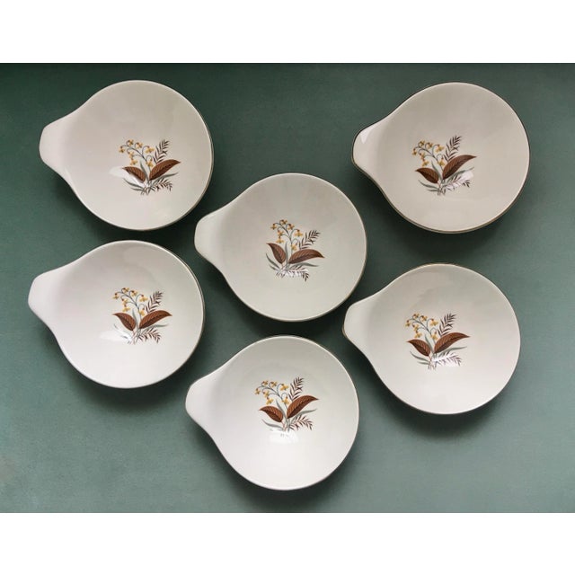 Mid 20th Century Edwin Knowles Harmony Cereal Bowls- Set of 6 For Sale - Image 4 of 4