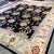 Black Field Contemporary Oushak Rug With Ivory Border and Overscale Floral Motifs, 13" X 15' For Sale - Image 4 of 5