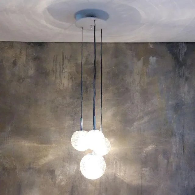 1960s Mid-Century Modern Pendant Lamp from Doria Leuchten, 1960s For Sale - Image 5 of 15