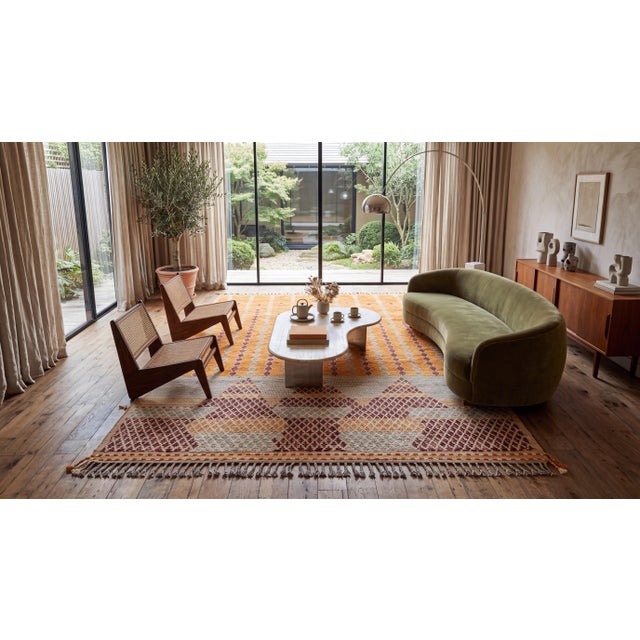 Bring warmth, structure, and artisanal refinement to your interior with this exceptional Modern Moroccan-Style Hand-...