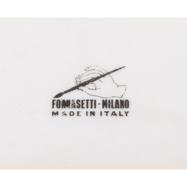 Fornasetti Porcelain Rectangular Trays, 2 For Sale - Image 9 of 10