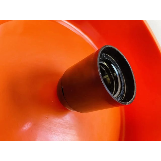 Mid-Century Modern Orange Hanging Lamp in Acrylic, 1960s For Sale - Image 12 of 13