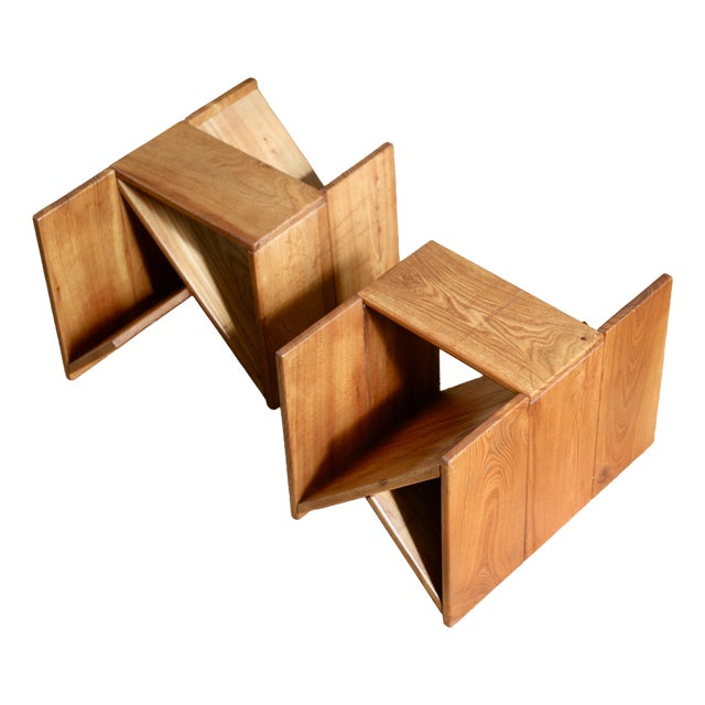 Vintage Side Tables from Maison Regain, France, 1970s, Set of 2 For Sale