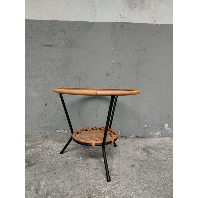 Mid-Century Modern Mid-Century Rattan Coffee Table, 1960s For Sale - Image 3 of 17