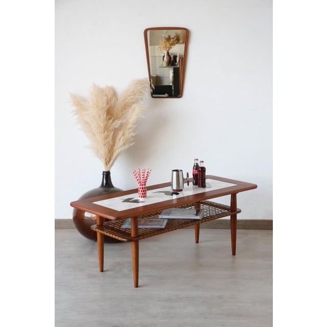 Vintage Teak and Ceramic Coffee Table from Gemina Møbler, 1960s For Sale - Image 15 of 15