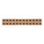 Sample - Schumacher Leather Cord Tape Trim in Natural For Sale