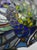 1980s Tiffany Style Stained Leaded Glass Lamp For Sale - Image 10 of 13