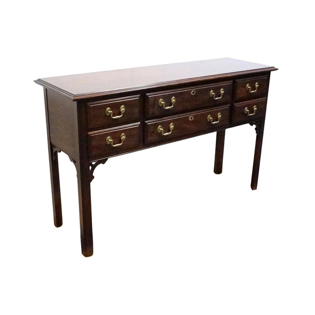 Statton Furniture Statton Trutype Americana Collection Solid Mahogany Traditional Style 53" Sideboard Buffet - Oldtowne Finish For Sale - Image 4 of 14