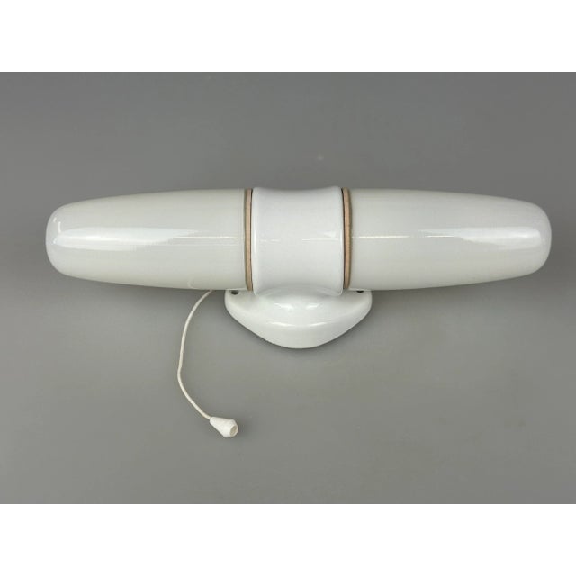 Ceramic Wall or Ceiling Lamp by Wilhelm Wagenfeld for Lindner, 1950s For Sale - Image 11 of 18