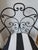 Metal Vintage Wrought Iron Garden Armchair With Cabriole Legs For Sale - Image 7 of 15