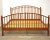 Brown Oak King Bed Frame For Sale - Image 8 of 8