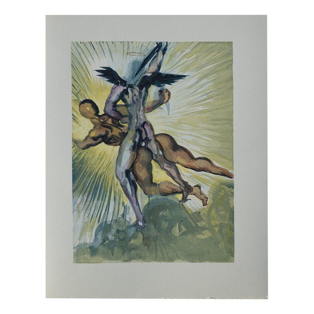 Salvador Dali, Angels of the Valley, Woodcut For Sale