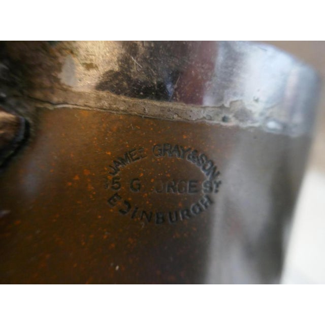 Metal 19th Century Scottish Tinned Copper Pots by James Grayson, 1890s, Set of 4 For Sale - Image 7 of 9