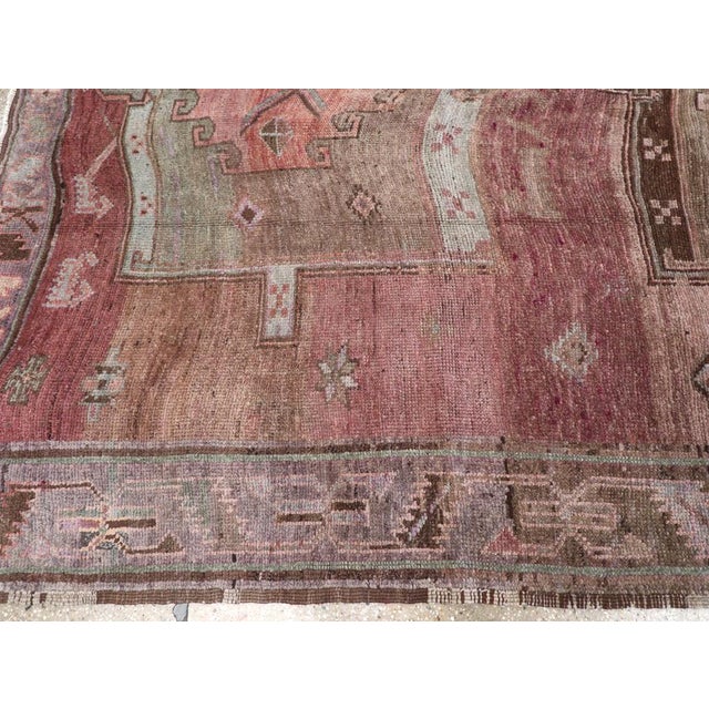 Textile Galerie Shabab Collection Mid-20th Century Turkish Anatolian Tribal Carpet For Sale - Image 7 of 10