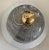 Chelsea House Marbled Gray Porcelain Lidded Urn With Gold Highlights, 2010s For Sale - Image 9 of 12