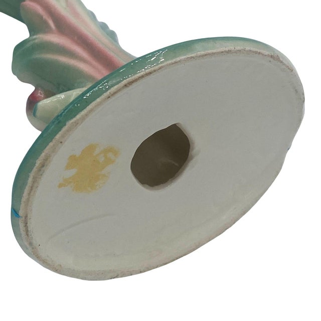 1940s Mid-Century Pink Flamingo Ceramic Tabletop Statue Set by Brad Kealer, 2 Pieces For Sale - Image 17 of 18