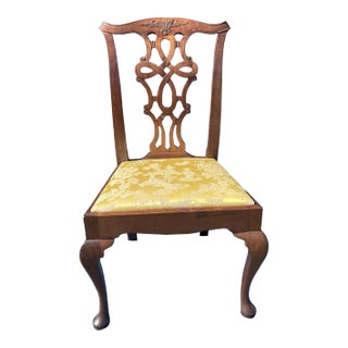 Mahogany Carved Queen Anne Side Chair, Maryland, Circa 1760’s For Sale