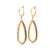 2020s Italian 14k Rose Gold Mother-of-Pearl Diamond Drop Earrings, Pair For Sale - Image 5 of 10