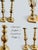 Antique Queen of Diamonds Brass Candlesticks Pair-Victorian English-1897 Jubilee For Sale - Image 9 of 11