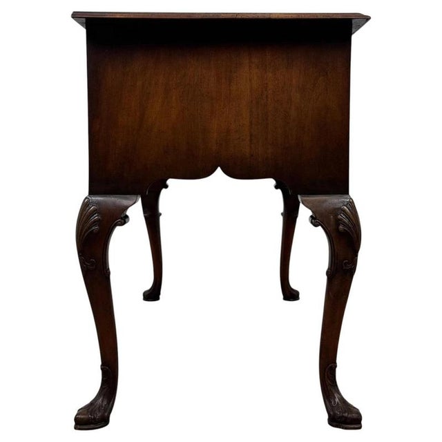 20th Century Figured Burr Walnut Writing Table For Sale - Image 6 of 12