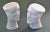 Porcelain Head Vases by Ilona Romule, Set of 2 For Sale - Image 5 of 5