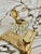 French French Brass & Crystal Inkwell W/Tray For Sale - Image 3 of 4