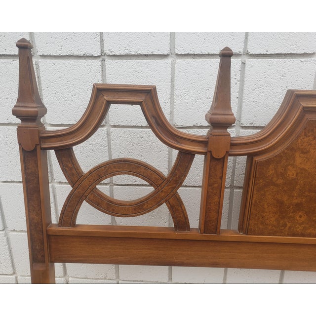 MidCentury Mazor Masterpiece Burl Walnut King Size Headboard Chairish