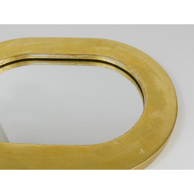 Mid-Century Minimalist Gold-Plated Wall Mirror by Carl Aubock, Vienna, Austria, 1960 For Sale - Image 11 of 15