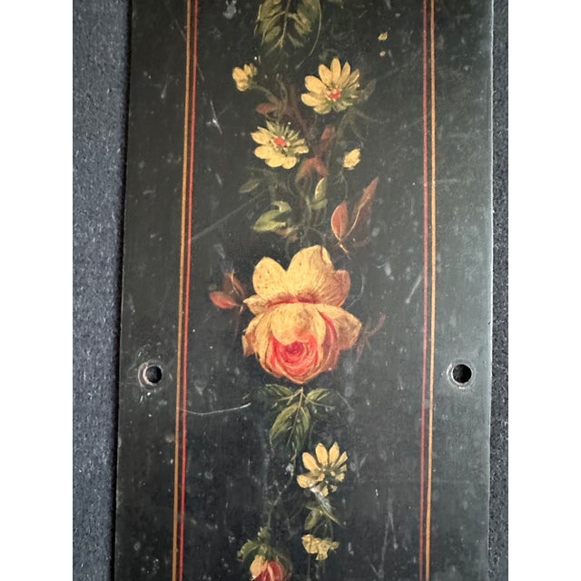 Antique Architectural Salvage Still Life Roses and Flowers Hand-Painted on Metal Panels For Sale In Chicago - Image 6 of 9