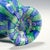 Blue Large Multicolored Millefiori Vase, Fratelli Toso Murano Ca. 1920s For Sale - Image 8 of 9