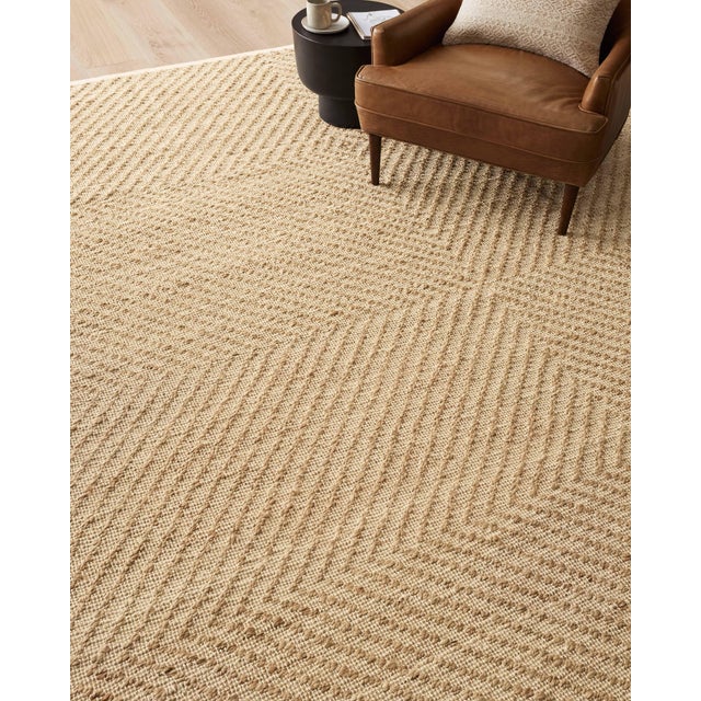 Beige Angela Rose x Loloi Colton Natural / Ivory 4'-0" x 6'-0" Accent Rug For Sale - Image 8 of 9