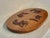 Mid-Century Modern Vintage Indonesian Copper Batik Tjap Stamp Walnut Wood Serving Tray Lobsters and Fishes For Sale - Image 3 of 12
