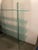 Transparent Italian Molded Glass Adjustable Free-Standing Shelf For Sale - Image 8 of 9