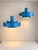 Matching pair of Equator pendant lamps designed by Jo Hammerborg for Danish manufacturer Fog & Mørup in 1968. The...