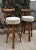 Paul Frankl Mid 20th Century Paul Frankl Attributed Bamboo Stools - a Pair For Sale - Image 4 of 10