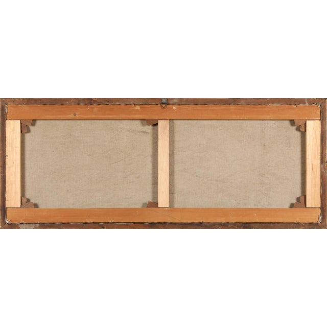 Running at the Ring, Very Large Representation of the Medieval Horse Game, Dutch, 1700, Oil on Canvas For Sale - Image 7 of 8