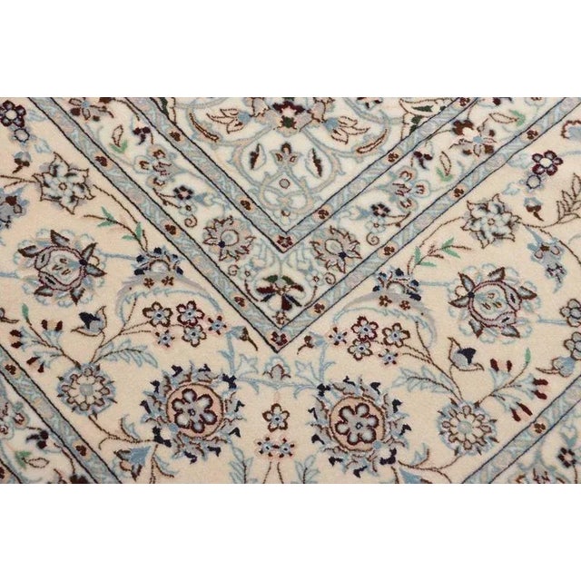 Nain Rug with Floral Pattern For Sale - Image 6 of 11