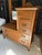 Victorian 1900s Antique Oak Bi-Level Gentleman’s Dresser With Swivel Mirror For Sale - Image 3 of 12