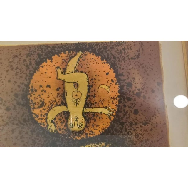 1970s 1970s Jablonsky Modern Figurative Print "Two Doves" Signed For Sale - Image 5 of 6