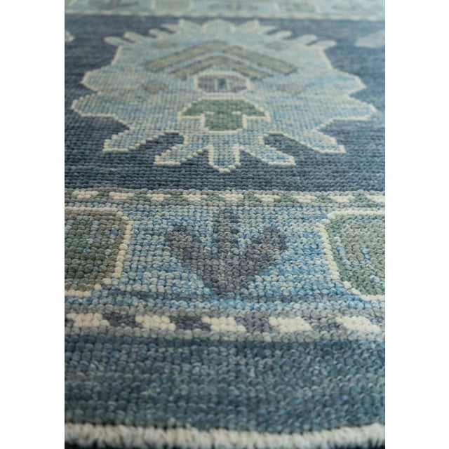 Turkish Turkish Oushak Rug 12'4" x 15'10" #20413 For Sale - Image 3 of 8
