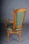 20th Century English Armchair in Leather and Yew Wood For Sale - Image 10 of 18